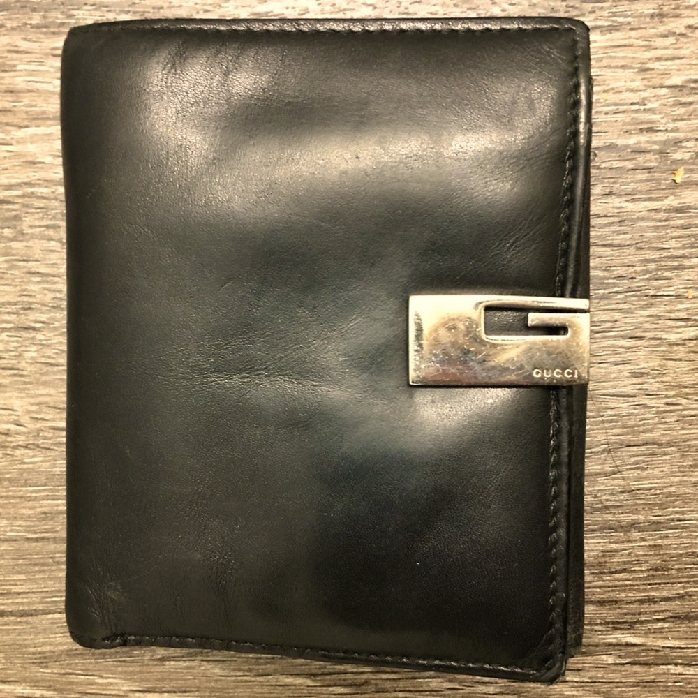 Gucci Black Leather Wallet
